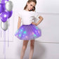 🎁💃 Mini Falda Luminosa para Niñas – Ideal para Regalo de Cumpleaños, Bailes de Ballet y Juegos Nocturnos Mágicos 🩰🌌