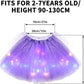 🎁💃 Mini Falda Luminosa para Niñas – Ideal para Regalo de Cumpleaños, Bailes de Ballet y Juegos Nocturnos Mágicos 🩰🌌