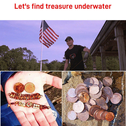 🔥Oferta especial🔥Juego de imanes para oro, plata, tesoros y monedas de rescate magnético en aguas profundas