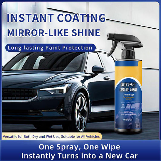 ⏰ ÚLTIMO DÍA 50% OFF 🥳 Spray Revestimiento Rápido para Auto – Brillo Espejo, Hidrofóbico y Toalla de Regalo 💎🚗