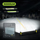 🛠️⚡ Luz de trabajo LED recargable con gancho – ¡50% de descuento! 3 modos, batería doble de 2600 mAh, más de 3 horas de autonomía: resistente y portátil.
