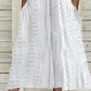 💃Vestido elegante sólido cuello pico calado de mujer