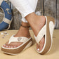 👡 Chanclas de Plataforma Suave con Bloques de Color para Mujer – Estilo Veraniego, Cómodas y Modernas ☀️✨