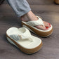 👡 Chanclas de Plataforma Suave con Bloques de Color para Mujer – Estilo Veraniego, Cómodas y Modernas ☀️✨