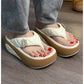 👡 Chanclas de Plataforma Suave con Bloques de Color para Mujer – Estilo Veraniego, Cómodas y Modernas ☀️✨