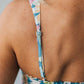 Vestido fluido con tirantes con estampado floral para mujer