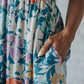 Vestido fluido con tirantes con estampado floral para mujer