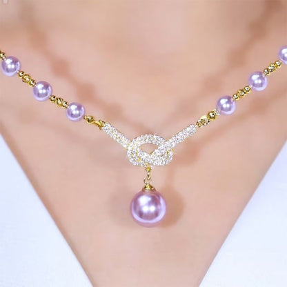 Collar Elegante de Perlas Simuladas para Mujer