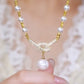 Collar Elegante de Perlas Simuladas para Mujer