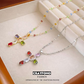 💍 ¡OFERTA RELÁMPAGO 50% DE DESCUENTO! ✨ Collar de Cruz de Pedrería Multicolor – Colgante Simbólico, Cadena Ajustable 51cm, Aleación Ligera y Brillante ✨