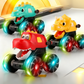 🦖🚗 Coche Dinosaurio Press & Go con Luces – Sin Pilas Complicadas, Presiona y Sale Disparado con Brillos y Rugidos Divertidos ✨🎮