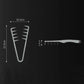 Peine volumizador de dientes anchos – Peine de estilismo profesional para hombres y mujere