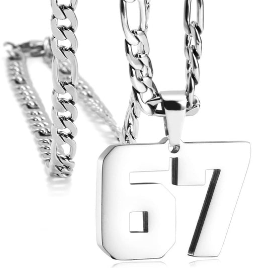 🔥Collar con colgante número 67