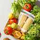 🛍️✨ Bolsas Transparentes para Alimentos – Doble Sellado Reforzado, Antifugas y Perfectas para Cocina, Viajes y Congelador 🧊🥩