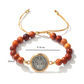 ✨Compre 1 y llévese 1 gratis🔥Pulsera unisex ajustable con cuentas de madera de San Benito