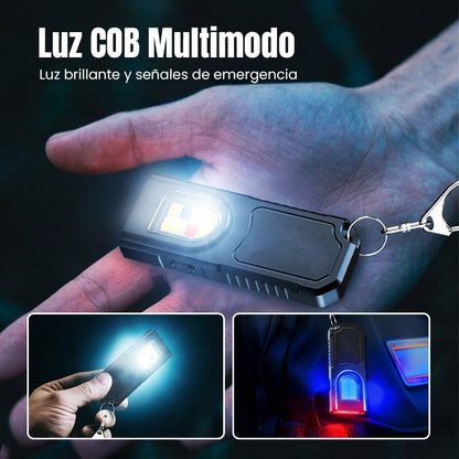 🔦🧲 Mini Linterna Llavero Magnética – Se Adhiere a Cualquier Metal, Manos Libres y Luz Potente en tu Bolsillo 🗝️✨