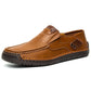 👞✨Zapatos de Cuero Clásicos para Hombre – Piel de Becerra Transpirable, Comodidad de Calce y Estilo Atemporal