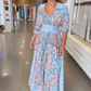 🌸 Vestido Largo Elegante con Cordón Floral para Mujer – Estilo Sofisticado y Confortable para Cualquier Ocasión ✨👗