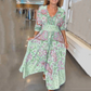 🌸 Vestido Largo Elegante con Cordón Floral para Mujer – Estilo Sofisticado y Confortable para Cualquier Ocasión ✨👗