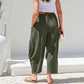 Pantalón de mujer con pernera ancha en color liso