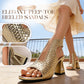 ⏳ ¡Oferta por tiempo limitado: 50% de descuento! ⏰👡 Sandalias de tacón elegantes con punta abierta para mujer