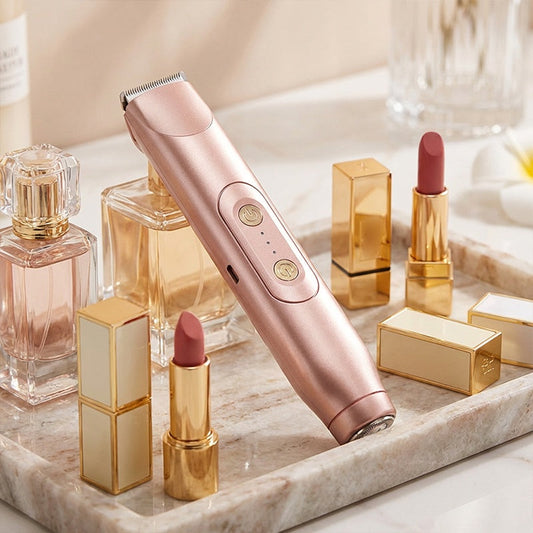 🌸✨ Depiladora 2 en 1 Mujer – Doble Cabezal, Afeitado Suave sin Irritación para Todo el Cuerpo 🛁💖