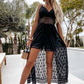 Mono de mujer con tirantes finos – mono de ocio holgado con diseño👗✨ recortado