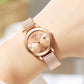 Reloj de mujer con correa de malla, luminoso e impermeable