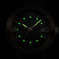 Reloj de mujer con correa de malla, luminoso e impermeable