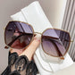 Gafas de sol polarizadas finas con montura grande y protección UV