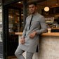 👔 ¡AHORA CON UN 50 % DE DESCUENTO! 🔥 Conjunto de túnica y pantalones de cuello mao para hombre: diseño elegante, corte cómodo y perfecto para ocasiones especiales 🎩