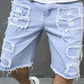 🔥 ¡50% DE DESCUENTO AHORA! 🩳 Shorts vaqueros rotos para hombre: estilo urbano atrevido y comodidad veraniega 🌞🧵