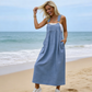 👗 ¡50% DE DESCUENTO AHORA! 🌸 Vestido tipo peto holgado casual para mujer – ajuste relajado, bolsillos laterales y tejido transpirable