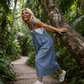 👗 ¡50% DE DESCUENTO AHORA! 🌸 Vestido tipo peto holgado casual para mujer – ajuste relajado, bolsillos laterales y tejido transpirable