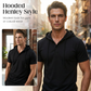 Playera Deportiva con Capucha para Hombre, Corte Atlético para Gym