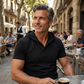 Playera Deportiva con Capucha para Hombre, Corte Atlético para Gym