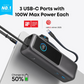 🔋Powerbank Portátil con Cable Integrado Carga Rápida Compacto Viajes✨