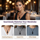 ⏰ ¡Oferta Limitada 50% OFF! 💥Dije Cónico de Obsidiana Sintética, Collar Minimalista Unisex Ajustable