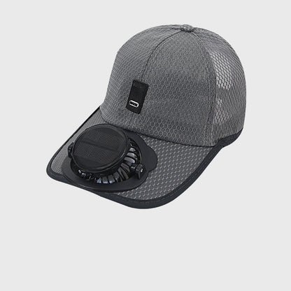 🌞🧢 Gorra de béisbol transpirable con ventilador solar incorporado