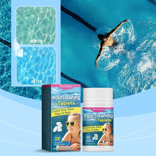 🏊‍♂️💎 Pastillas Limpiadoras para Piscina – Agua Cristalina al Instante, Sin Frotar y Cero Algas 🌊✨