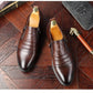Zapatos de tobillo sin cordones estilo retro para hombre