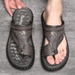 👣 ¡OFERTA POR TIEMPO LIMITADO 50% DE DESCUENTO! 🩴 Sandalias de Cuero para Hombre en Tallas Grandes – Soporte de Arco, Antideslizantes, Transpirables y Cómodas para Exteriores ✨