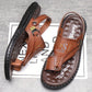 👣 ¡OFERTA POR TIEMPO LIMITADO 50% DE DESCUENTO! 🩴 Sandalias de Cuero para Hombre en Tallas Grandes – Soporte de Arco, Antideslizantes, Transpirables y Cómodas para Exteriores ✨