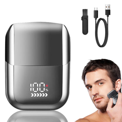 🪒💼 Rasuradora Eléctrica Mini Portátil – Tamaño de Bolsillo, Carga USB y Afeitado Rápido para Viajes, Gimnasio y Oficina ✨🔋