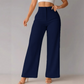 👖✨ Pantalón Pierna Ancha Mujer – Color Sólido, Caída Fluida y Look Minimalista de Alta Gama 🌿💫