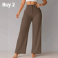 👖✨ Pantalón Pierna Ancha Mujer – Color Sólido, Caída Fluida y Look Minimalista de Alta Gama 🌿💫