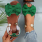 Sandalias Elegantes con Perlas y Correa al Tobillo para Mujer