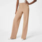 🔥Gran oferta🔥Pantalones de pierna ancha y cintura alta, elásticos, de talla grande, para mujer