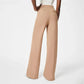 🔥Gran oferta🔥Pantalones de pierna ancha y cintura alta, elásticos, de talla grande, para mujer