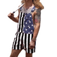 👖 50% OFF NOW! 💪 American Flag Overalls Shorts – Unisex Denim, Adjustable Straps & Patriotic Design – Perfect for Holidays 🎆